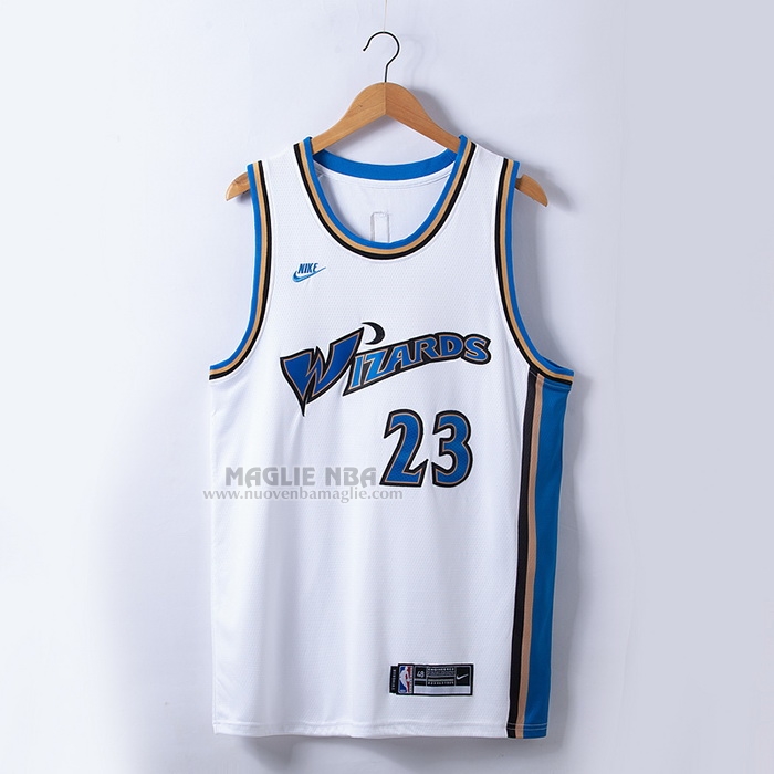 Maglia
 Michael Jordan NO 23 Washington Wizards Classic 2022-23 Bianco
